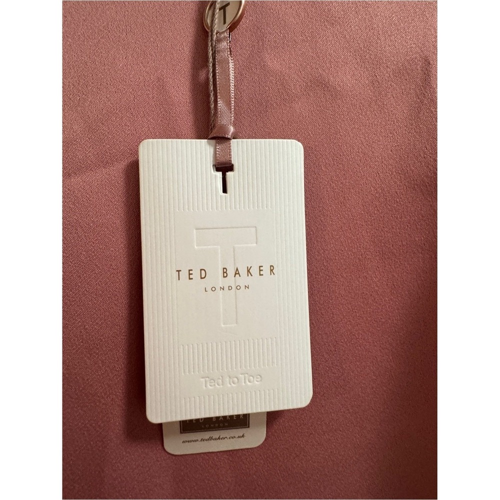 Ted Baker Eicio Ruffled Tunic Cocktail Dress In Pink Sz 0 - Picture 3 of 8